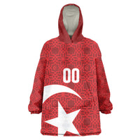 Tunisia Custom Wearable Blanket Hoodie Carthage Heritage Edition