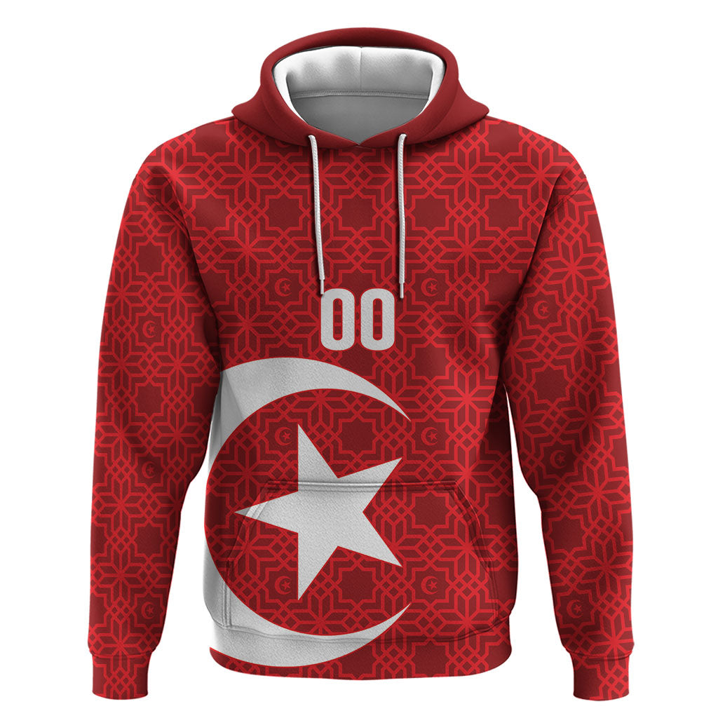 Tunisia Custom Zip Hoodie Carthage Heritage Edition