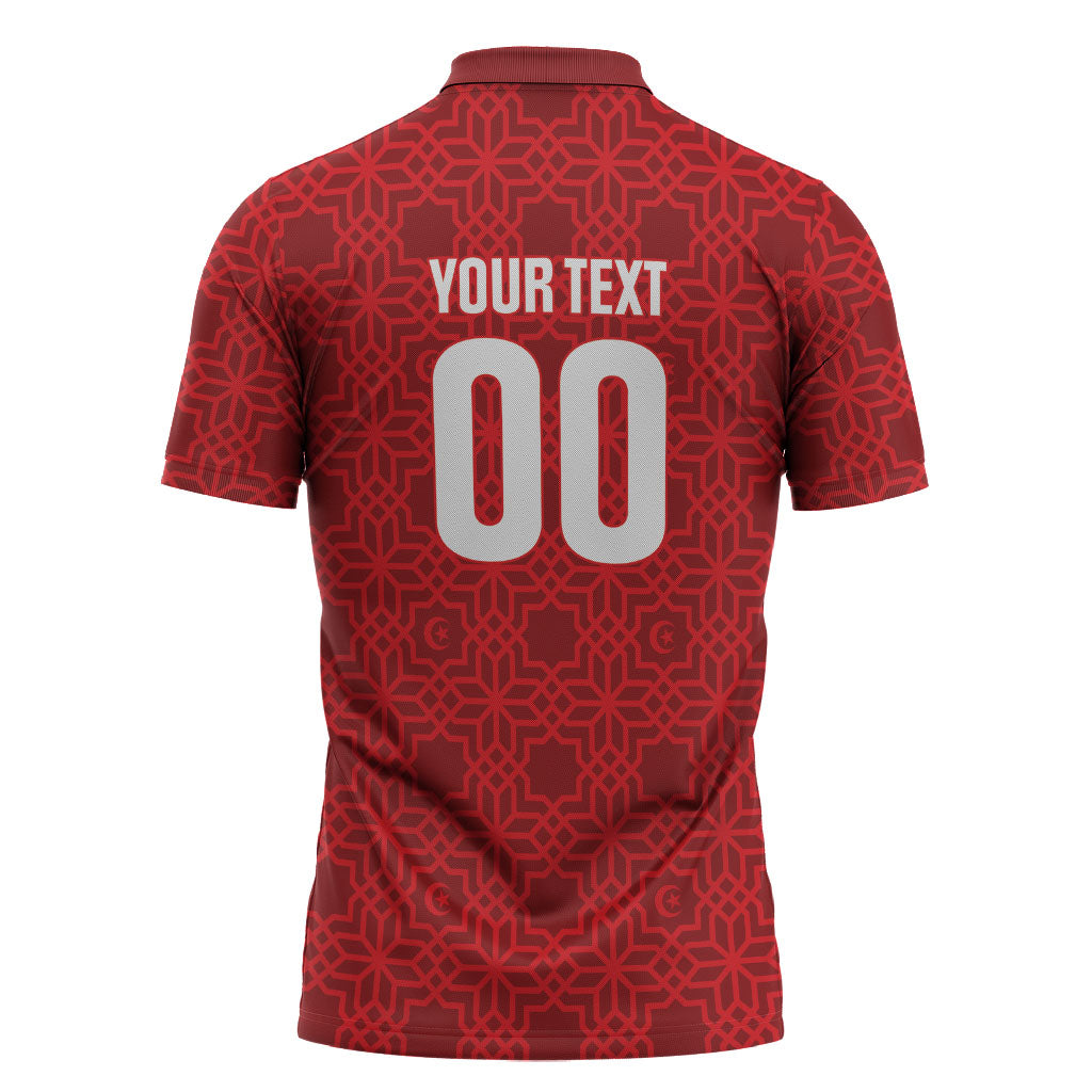 Tunisia Custom Zipper Polo Shirt Carthage Heritage Edition