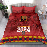 Custom Espana Campeon De Europa Bedding Set Spain History Champions LT9 - Wonder Print Shop