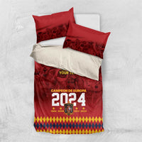 Custom Espana Campeon De Europa Bedding Set Spain History Champions LT9 - Wonder Print Shop