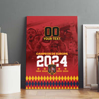 Custom Espana Campeon De Europa Canvas Wall Art Spain History Champions LT9 - Wonder Print Shop