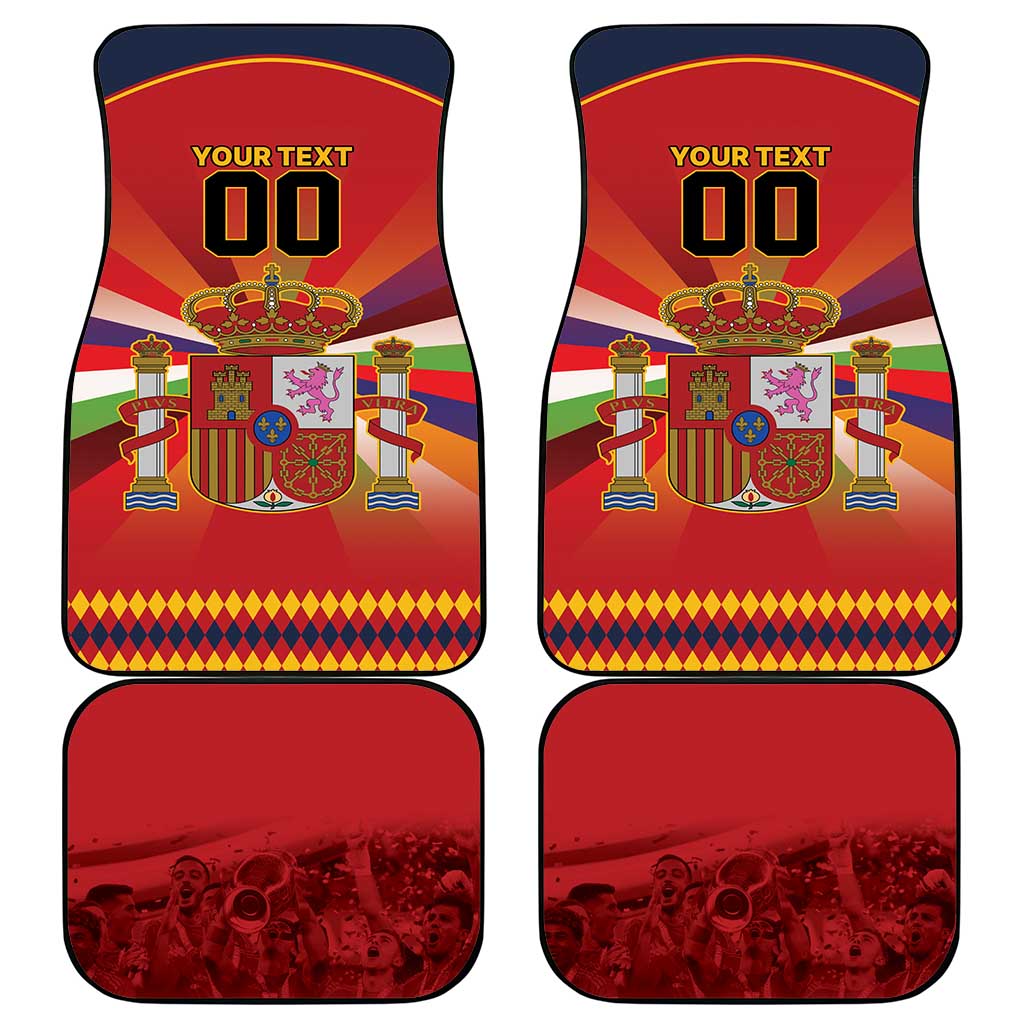 Custom Espana Campeon De Europa Car Mats Spain History Champions LT9 - Wonder Print Shop