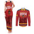 Custom Espana Campeon De Europa Couples Matching Tank Maxi Dress and Long Sleeve Button Shirt Spain History Champions LT9 - Wonder Print Shop