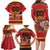 Custom Espana Campeon De Europa Family Matching Long Sleeve Bodycon Dress and Hawaiian Shirt Spain History Champions LT9 - Wonder Print Shop