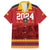 Custom Espana Campeon De Europa Family Matching Long Sleeve Bodycon Dress and Hawaiian Shirt Spain History Champions LT9 - Wonder Print Shop