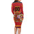 Custom Espana Campeon De Europa Family Matching Long Sleeve Bodycon Dress and Hawaiian Shirt Spain History Champions LT9 - Wonder Print Shop