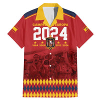 Custom Espana Campeon De Europa Family Matching Mermaid Dress and Hawaiian Shirt Spain History Champions LT9 - Wonder Print Shop
