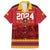 Custom Espana Campeon De Europa Family Matching Puletasi and Hawaiian Shirt Spain History Champions - Wonder Print Shop
