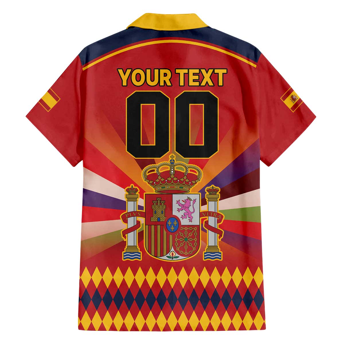 Custom Espana Campeon De Europa Family Matching Puletasi and Hawaiian Shirt Spain History Champions - Wonder Print Shop