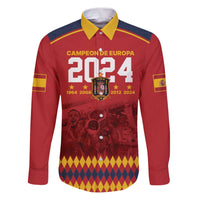 Custom Espana Campeon De Europa Family Matching Puletasi and Hawaiian Shirt Spain History Champions - Wonder Print Shop