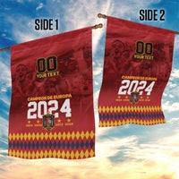 Custom Espana Campeon De Europa Garden Flag Spain History Champions - Wonder Print Shop