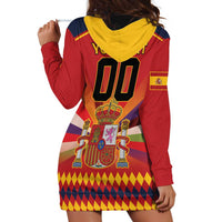 Custom Espana Campeon De Europa Hoodie Dress Spain History Champions - Wonder Print Shop