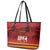 Custom Espana Campeon De Europa Leather Tote Bag Spain History Champions - Wonder Print Shop