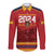 Custom Espana Campeon De Europa Long Sleeve Button Shirt Spain History Champions - Wonder Print Shop
