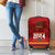 Custom Espana Campeon De Europa Luggage Cover Spain History Champions - Wonder Print Shop