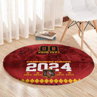 Custom Espana Campeon De Europa Round Carpet Spain History Champions