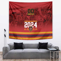 Custom Espana Campeon De Europa Tapestry Spain History Champions - Wonder Print Shop