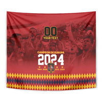 Custom Espana Campeon De Europa Tapestry Spain History Champions - Wonder Print Shop