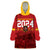 Custom Espana Campeon De Europa Wearable Blanket Hoodie Spain History Champions - Wonder Print Shop