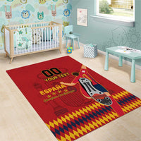 Custom Spain Euro 2024 Champions Area Rug La Roja Campeon De Europa LT9 - Wonder Print Shop