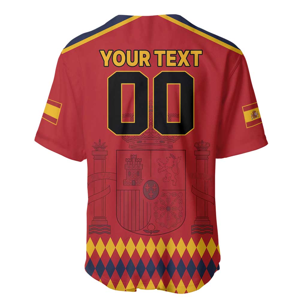 Custom Spain Euro 2024 Champions Baseball Jersey La Roja Campeon De Europa LT9 - Wonder Print Shop