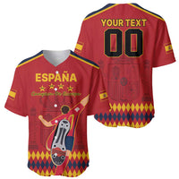 Custom Spain Euro 2024 Champions Baseball Jersey La Roja Campeon De Europa LT9 - Wonder Print Shop