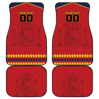Custom Spain Euro 2024 Champions Car Mats La Roja Campeon De Europa LT9 - Wonder Print Shop