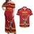 Custom Spain Euro 2024 Champions Couples Matching Off Shoulder Maxi Dress and Hawaiian Shirt La Roja Campeon De Europa LT9 - Wonder Print Shop