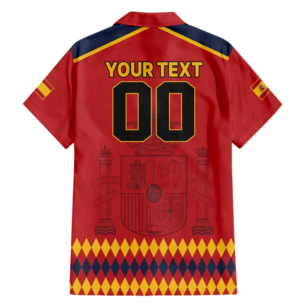 Custom Spain Euro 2024 Champions Family Matching Long Sleeve Bodycon Dress and Hawaiian Shirt La Roja Campeon De Europa LT9 - Wonder Print Shop