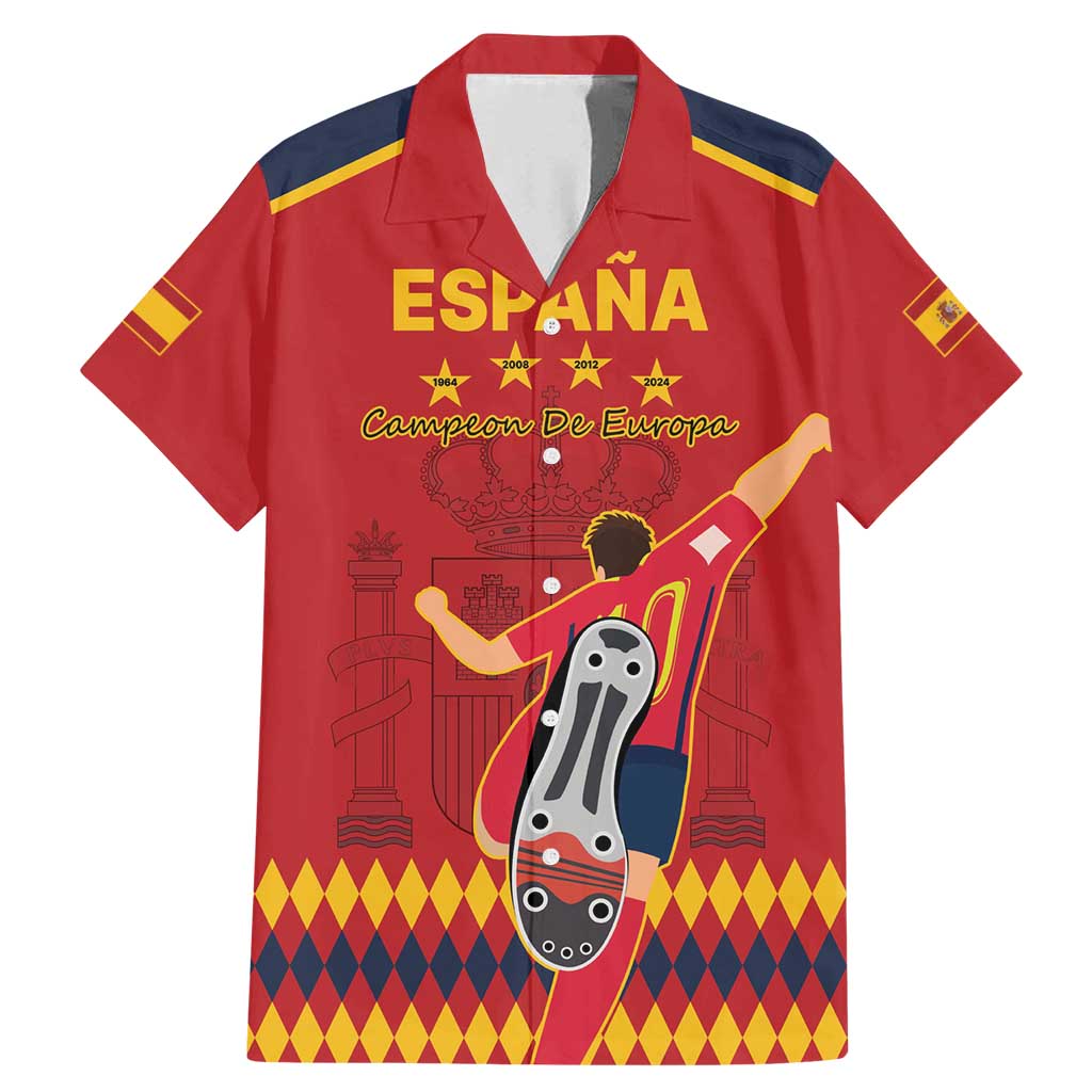 Custom Spain Euro 2024 Champions Family Matching Mermaid Dress and Hawaiian Shirt La Roja Campeon De Europa LT9 - Wonder Print Shop