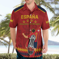 Custom Spain Euro 2024 Champions Hawaiian Shirt La Roja Campeon De Europa - Wonder Print Shop