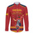 Custom Spain Euro 2024 Champions Long Sleeve Button Shirt La Roja Campeon De Europa - Wonder Print Shop
