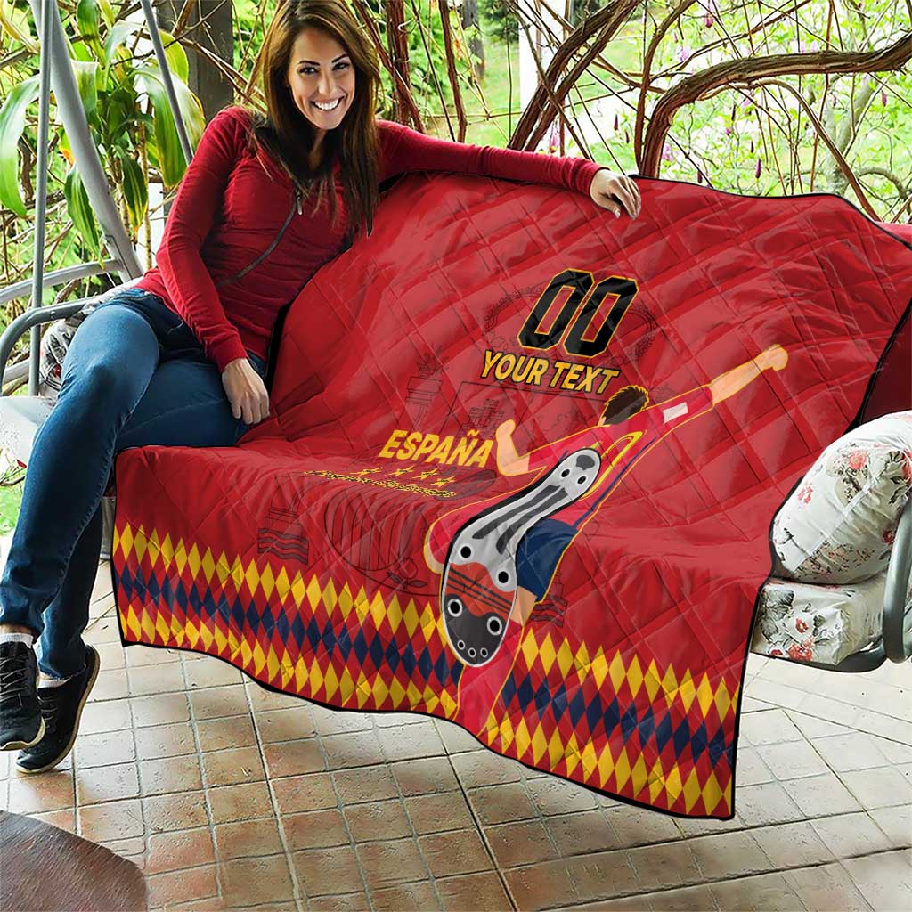 Custom Spain Euro 2024 Champions Quilt La Roja Campeon De Europa - Wonder Print Shop