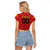 Custom Spain Euro 2024 Champions Raglan Cropped T Shirt La Roja Campeon De Europa - Wonder Print Shop