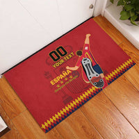 Custom Spain Euro 2024 Champions Rubber Doormat La Roja Campeon De Europa - Wonder Print Shop