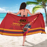 Custom Spain Euro 2024 Champions Sarong La Roja Campeon De Europa - Wonder Print Shop