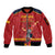 Custom Spain Euro 2024 Champions Sleeve Zip Bomber Jacket La Roja Campeon De Europa - Wonder Print Shop