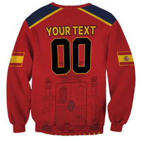 Custom Spain Euro 2024 Champions Sweatshirt La Roja Campeon De Europa - Wonder Print Shop