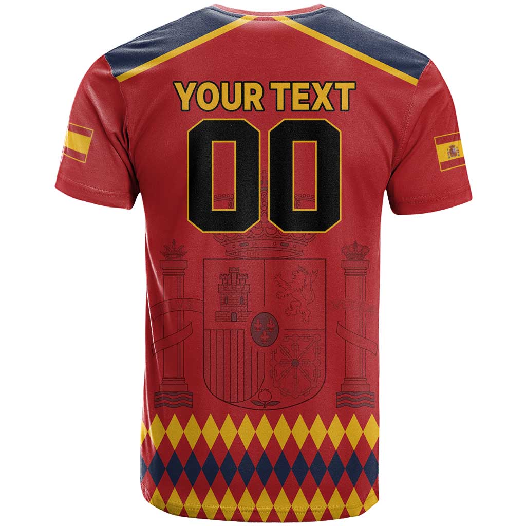 Custom Spain Euro 2024 Champions T Shirt La Roja Campeon De Europa - Wonder Print Shop