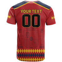 Custom Spain Euro 2024 Champions T Shirt La Roja Campeon De Europa - Wonder Print Shop