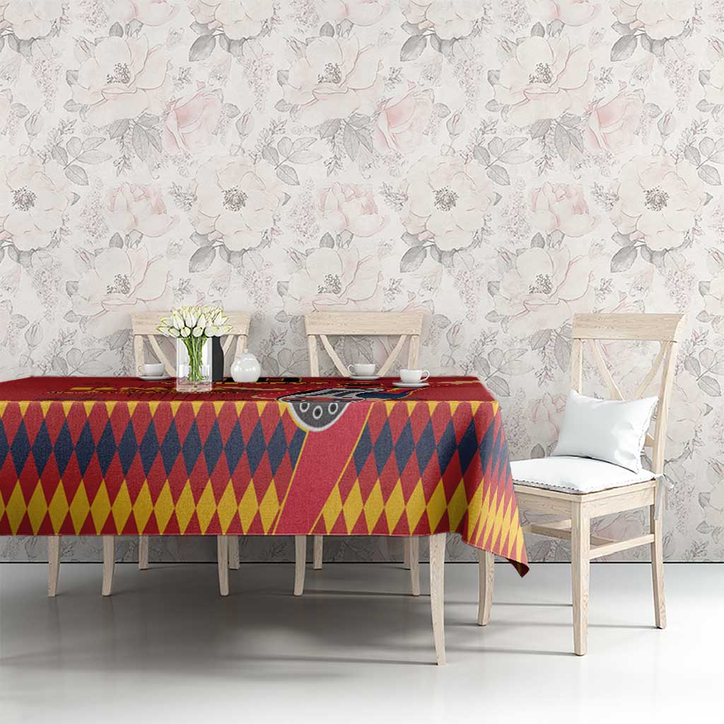 Custom Spain Euro 2024 Champions Tablecloth La Roja Campeon De Europa - Wonder Print Shop
