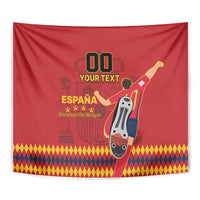 Custom Spain Euro 2024 Champions Tapestry La Roja Campeon De Europa - Wonder Print Shop