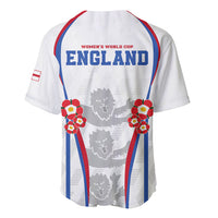 England Women Football Baseball Jersey Three Lions Go World Cup 2023 LT9 - Wonder Print Shop