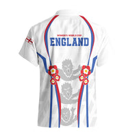 England Women Football Hawaiian Shirt Three Lions Go World Cup 2023 - Wonder Print Shop