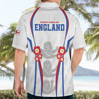 England Women Football Hawaiian Shirt Three Lions Go World Cup 2023 - Wonder Print Shop