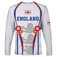 England Women Football Long Sleeve Shirt Three Lions Go World Cup 2023 - Wonder Print Shop