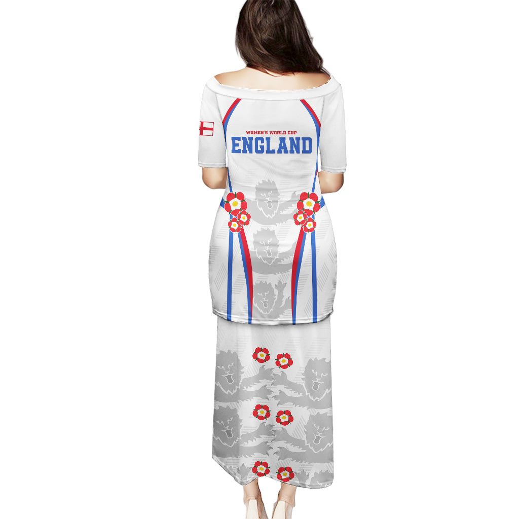 England Women Football Puletasi Three Lions Go World Cup 2023 - Wonder Print Shop