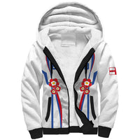 England Women Football Sherpa Hoodie Three Lions Go World Cup 2023 - Wonder Print Shop
