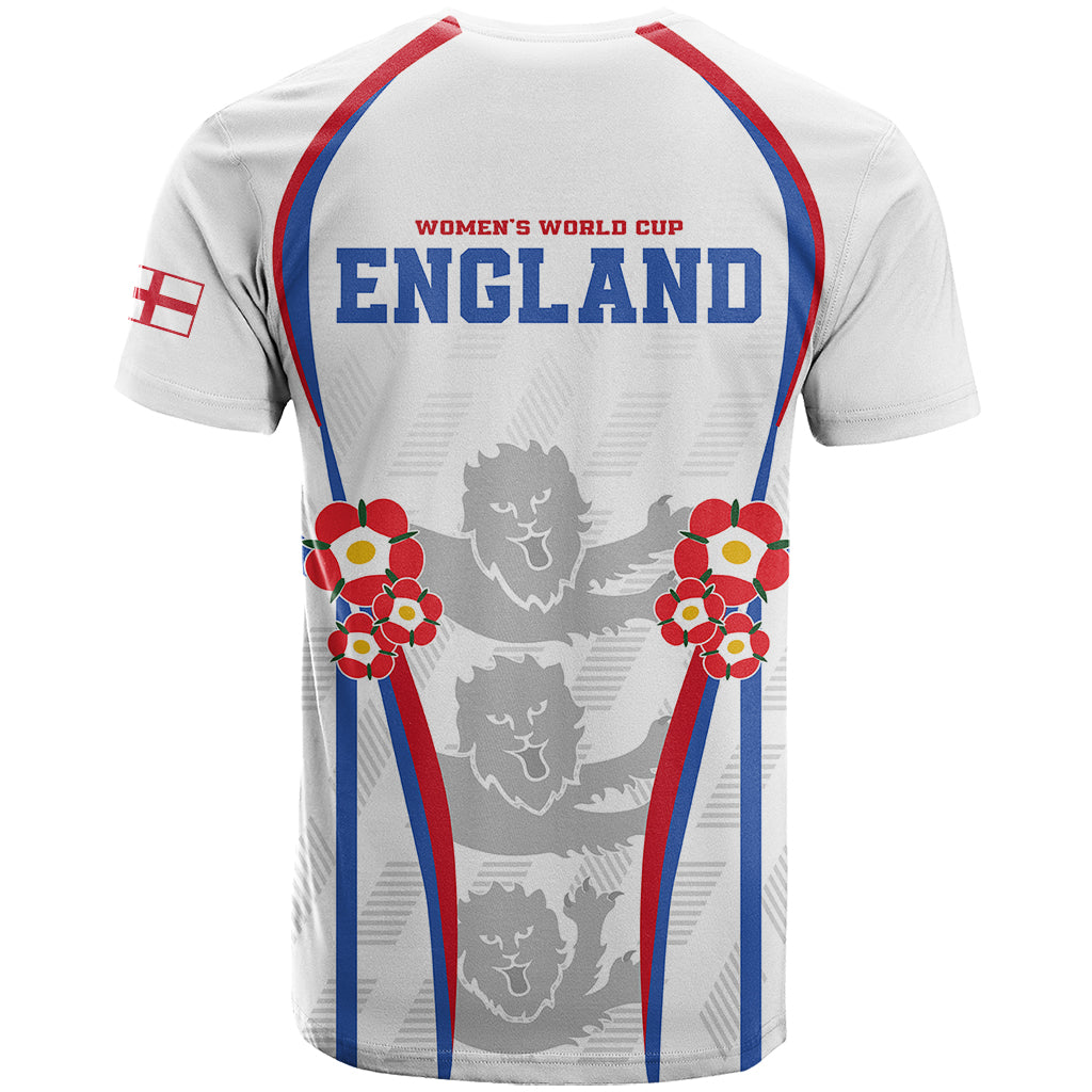 England Women Football T Shirt Three Lions Go World Cup 2023 - Wonder Print Shop